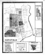 Fayette, Zionsville, Advance, Rosston, Milledgeville, Royalton, Boone County 1878 Microfilm
